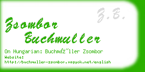 zsombor buchmuller business card